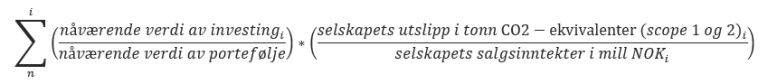 Karbonavtrykk_ligning