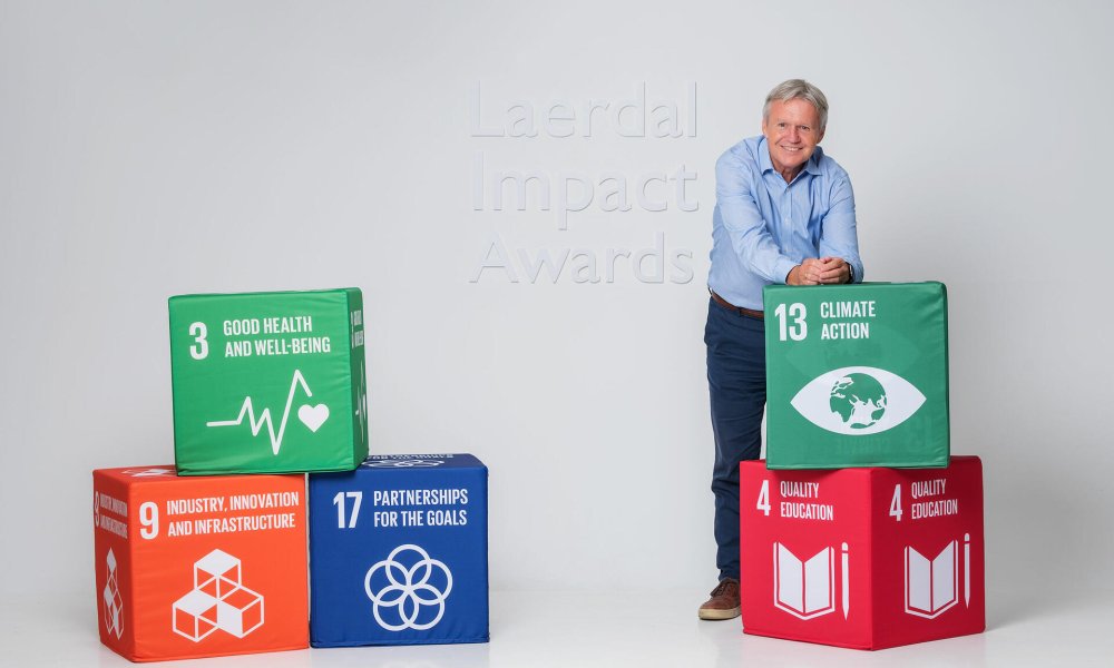 Arne Seglem Larsen, konsernansvarlig direktør for People and Sustainability i Laerdal.
