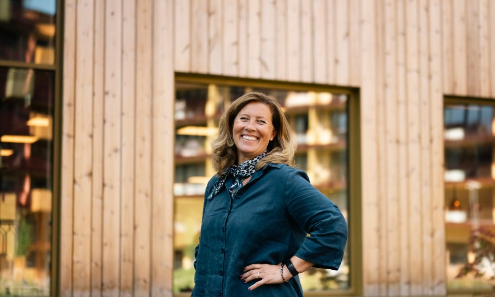 Portrett av Anne Thorbjørnsen, HR-direktør i Veidekke