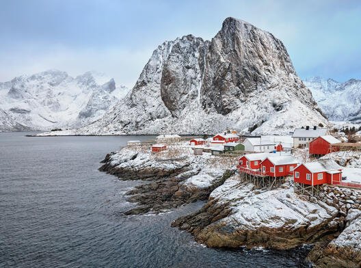 Fiskevær i Lofoten. Fiskevær i Lofoten.