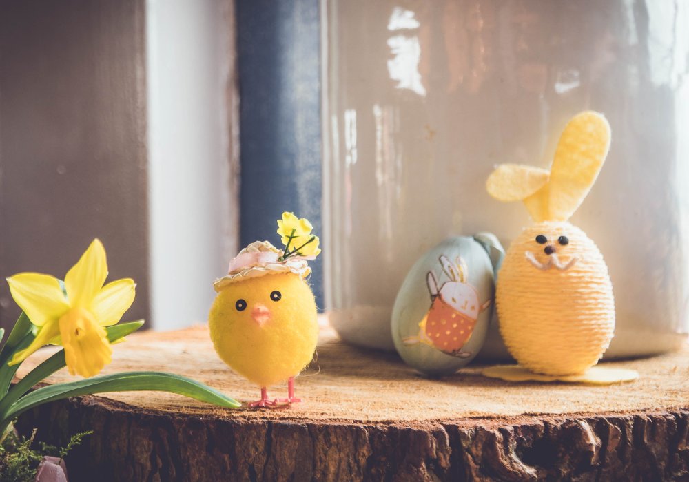 Påskedekorasjon. Illustrasjonsfoto. 