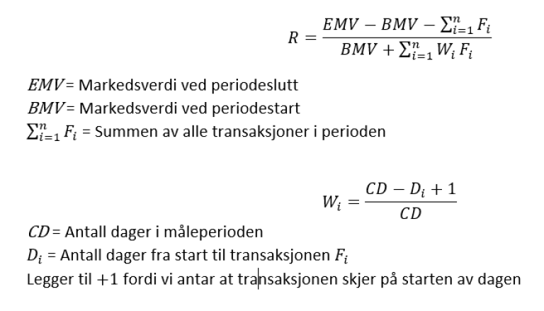 Beregning av avkastning