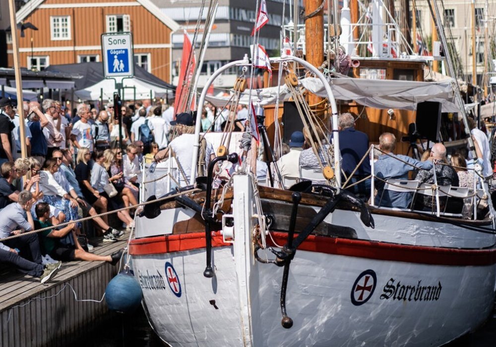 Storebrand båt fra arendalsuka 2022