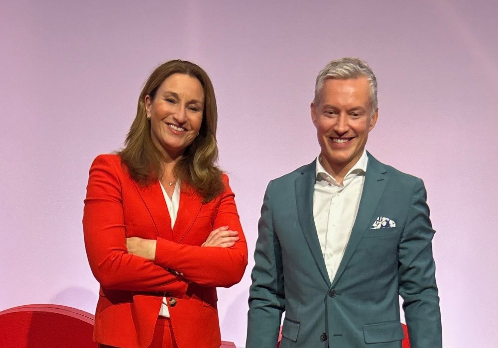 portrettfoto av Elin Ludvigsen og Robert Henriksen