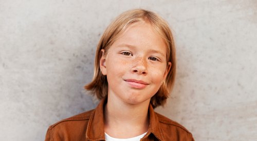 Portrett av en guttunge Portrett av en guttunge