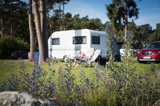 Illustrasjonsfoto: på ferie med campingvogn Illustrasjonsfoto: på ferie med campingvogn