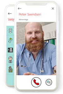Illustrasjon: Bli frisk - konsultasjon på video eller chat Illustrasjon: Bli frisk - konsultasjon på video eller chat