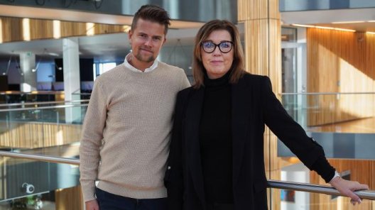 Even Nikolai Kjensbekk og Elisabeth Larsen-Vonstett. Even Nikolai Kjensbekk og Elisabeth Larsen-Vonstett.