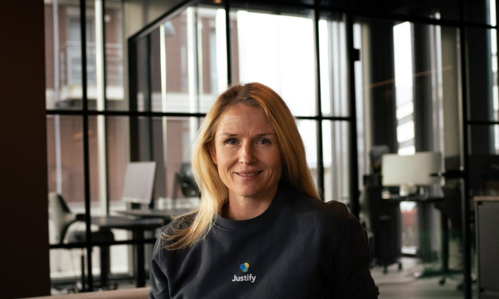 Portrett av Trude Sem Langfeldt i Justify