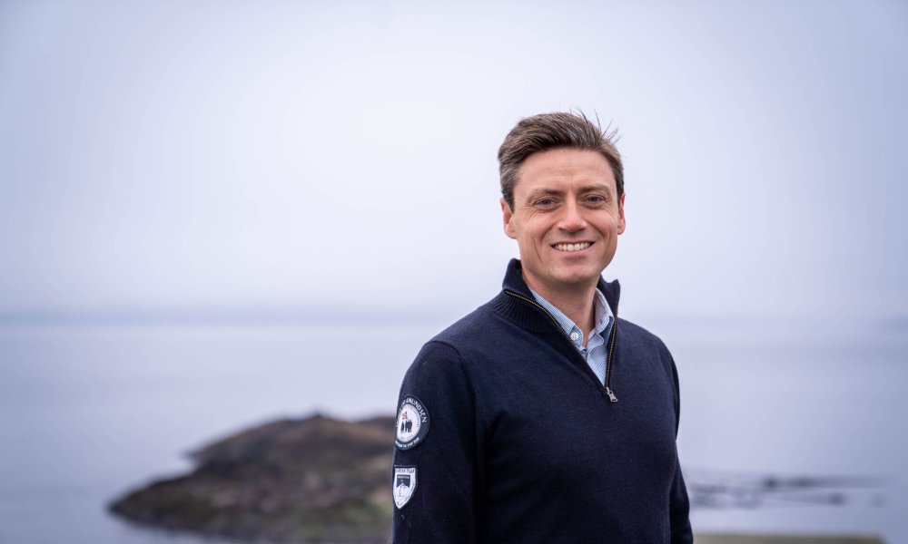 Portrett av Lars-Erik Eriksen, leder for pensjon i Storebrand.