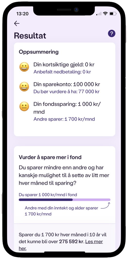 Investeringsappen Kron. Sparetest. Investeringsappen Kron. Sparetest.