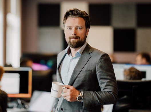 Joar Hagatun, leder for investering i Kron. Joar Hagatun, leder for investering i Kron.