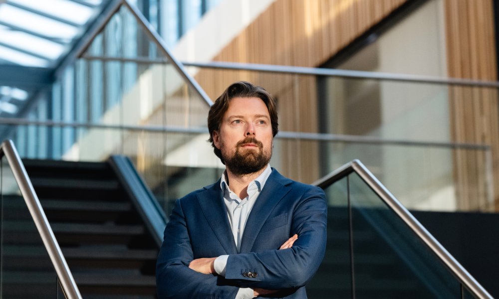 Portrett av Joar Hagatun på Lysaker Portrett av Joar Hagatun på Lysaker