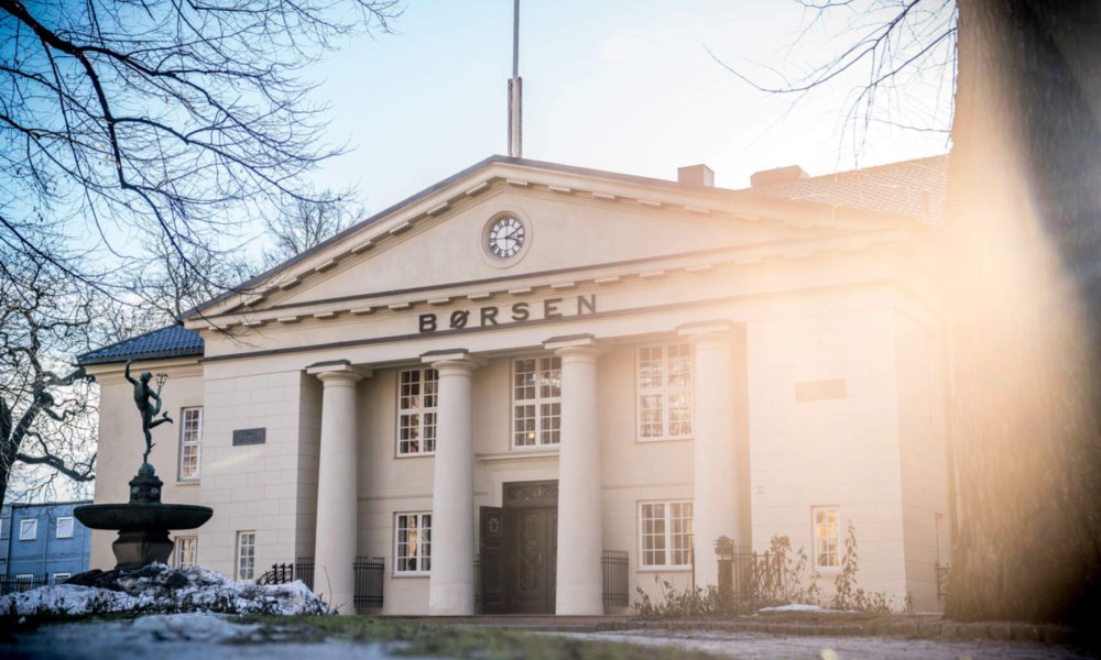 Illustrasjonsfoto: Oslo Børs en vinterdag. 